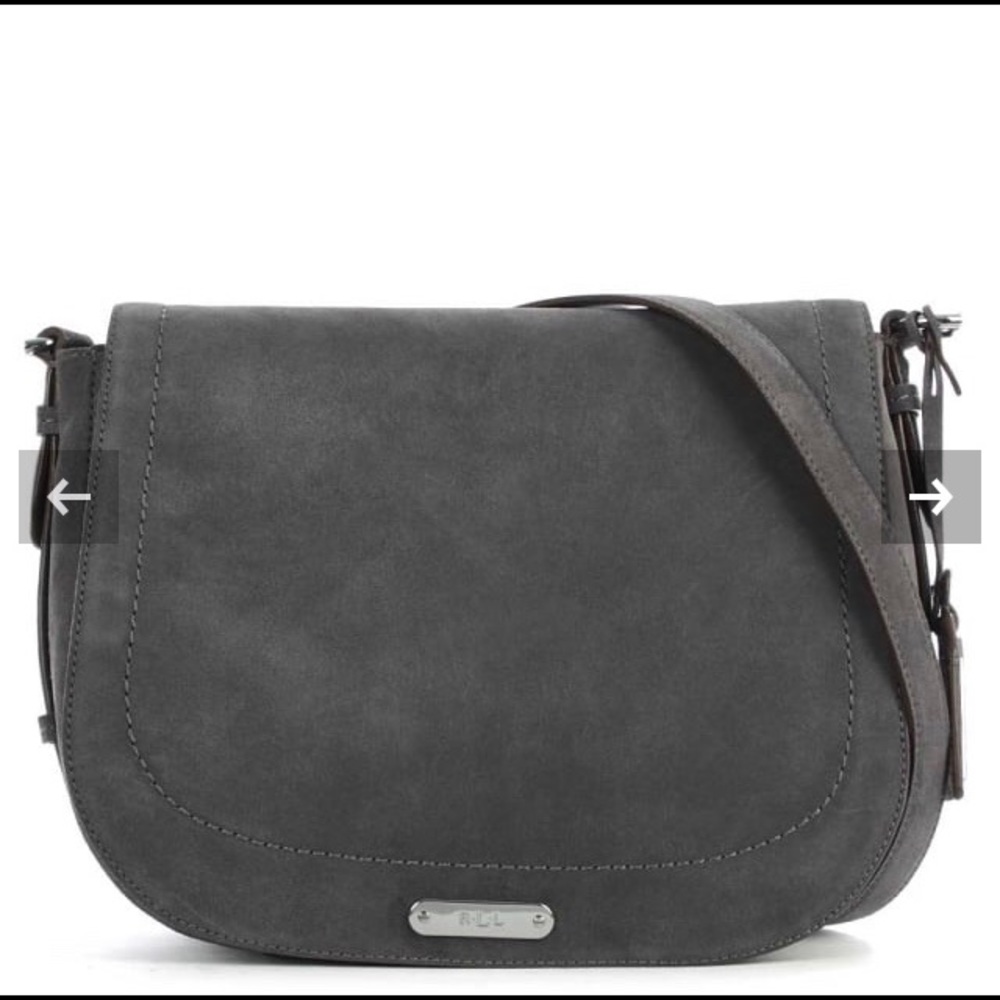 Ralph Lauren Larisa Crossbody Purse Suede